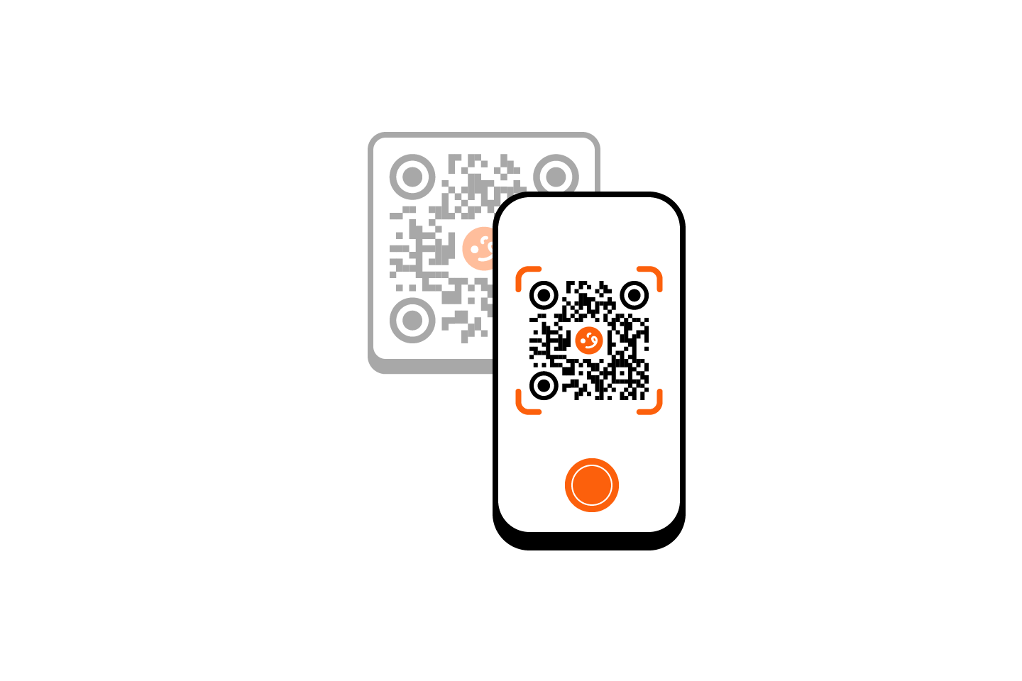 Phone scanning a QR code to open a brewery tap list on mobile