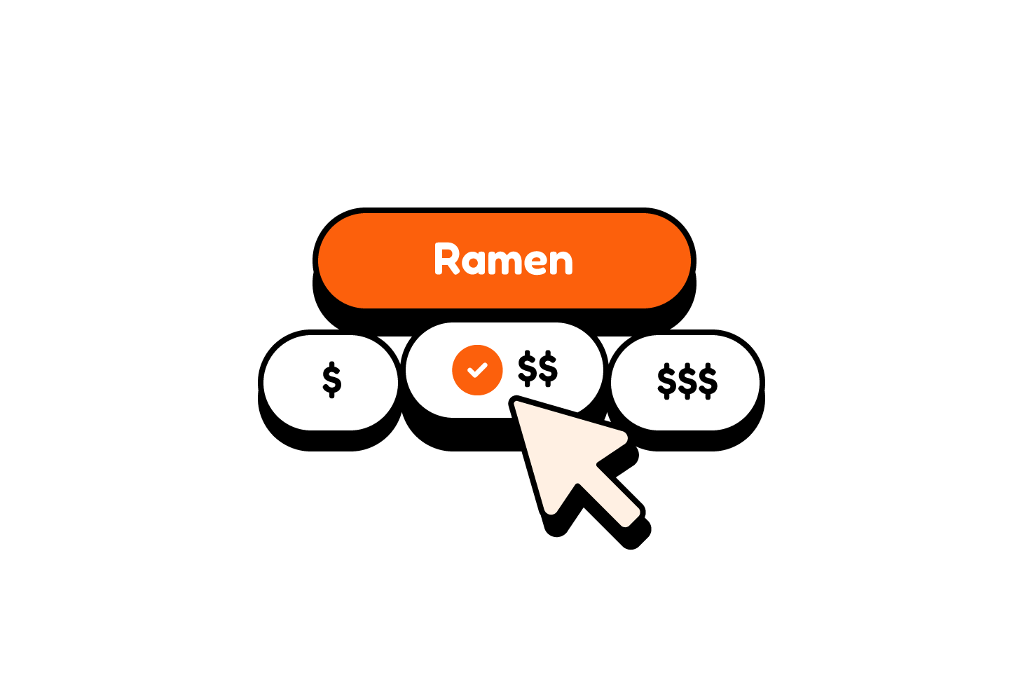 Nommy Managed illustration showing Nommy handling a restaurant price update