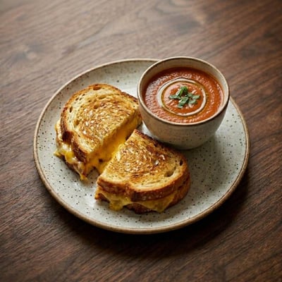 Grilled Cheese & Tomato Soup